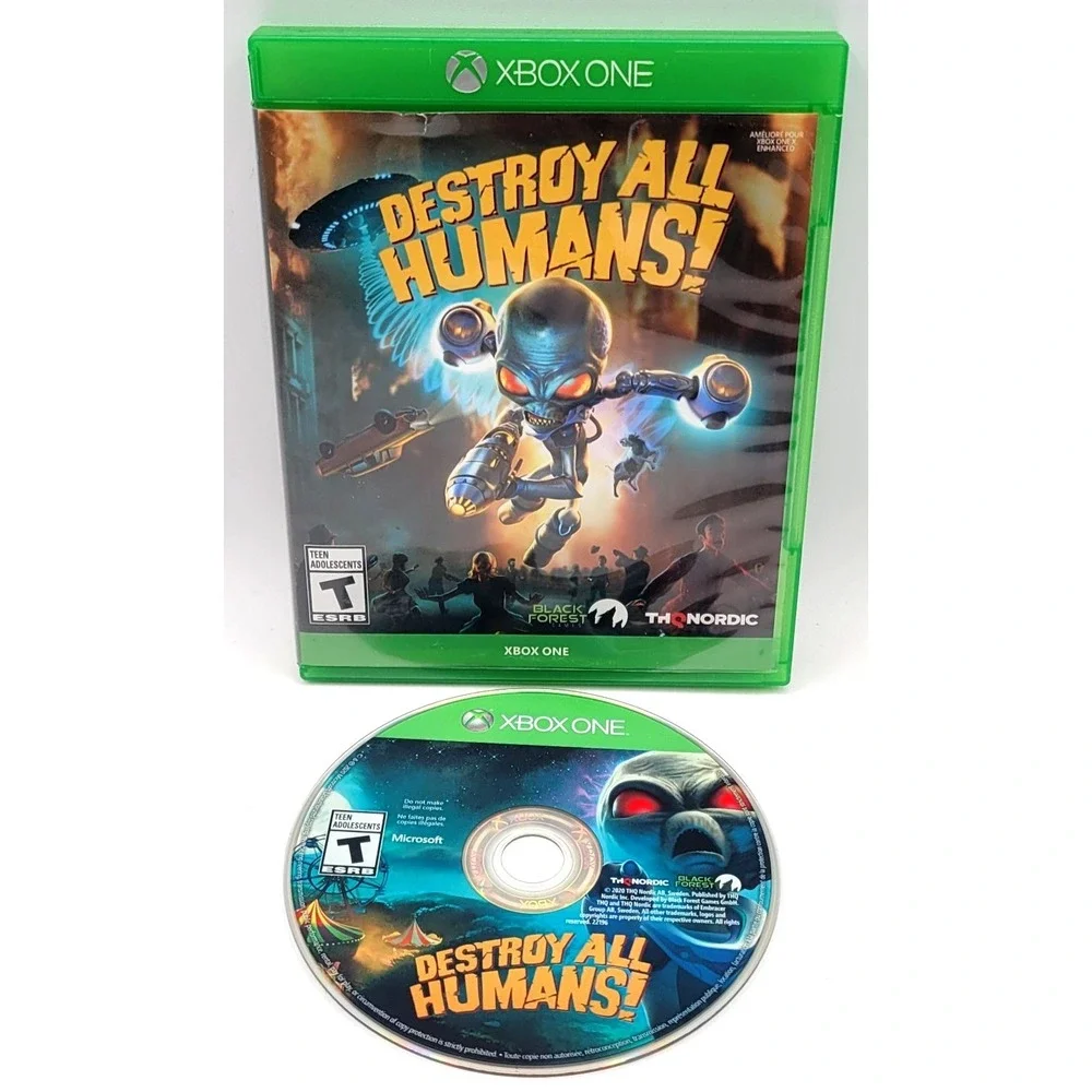 Destroy All Humans! THQ Microsoft Xbox One‎ CIB COMPLETE IN BOX